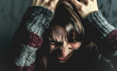 Woman who is upset