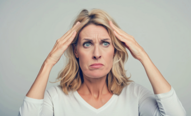 woman having difficulty understanding what's being said to her