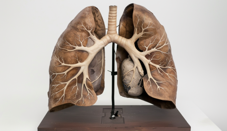 Model of human lungs
