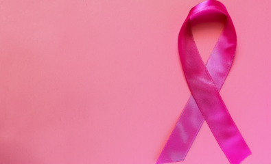 Breast cancer awareness pink ribbon