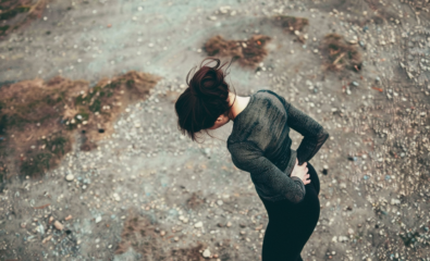 Person with twisted posture due to Dystonia