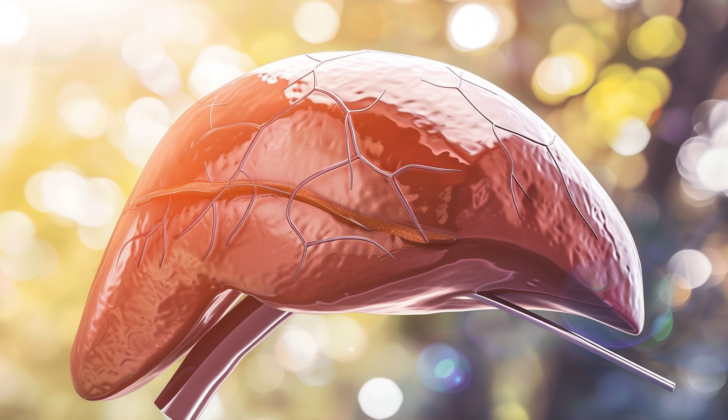 Depiction of human liver