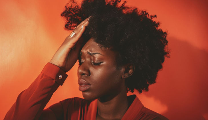 Woman with a Menstrual-Related Headache
