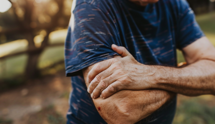 Man with a Olecranon Fracture