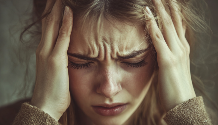 Woman with Hemiplegic Migraine