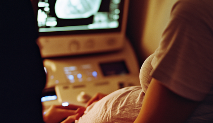 Woman having an ultrasound
