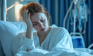 Woman with Postoperative Nausea