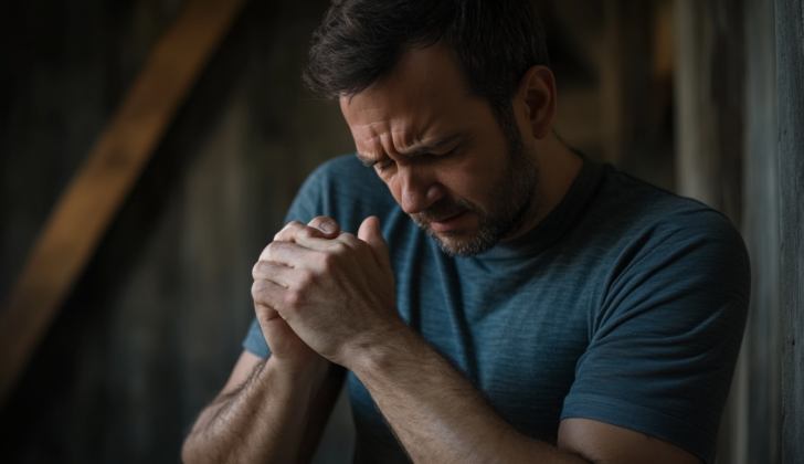 Man with Wrist Arthritis