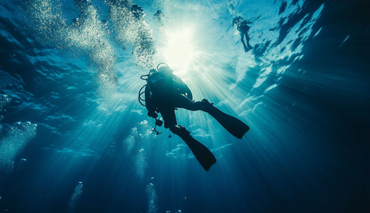 Deep sea divers
