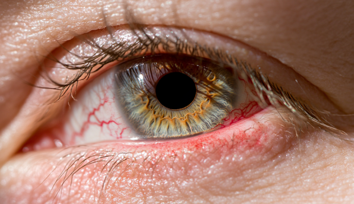 Scleritis, a rare inflammatory condition that affects the white outer coating of the eye, causing severe eye pain and redness.