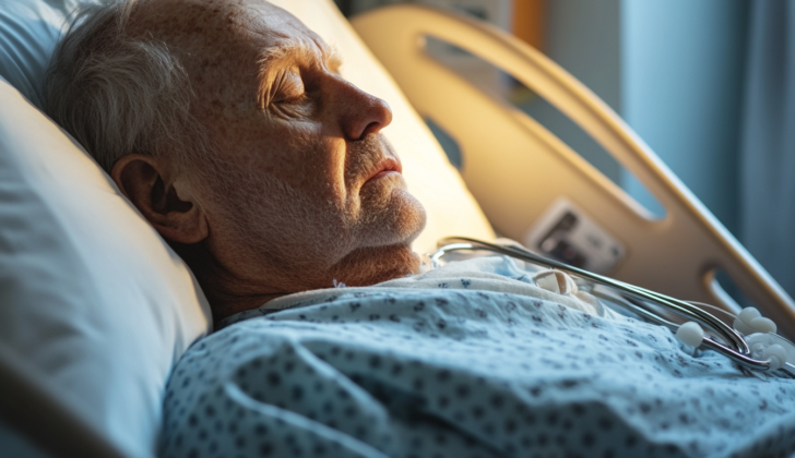 Nosocomial pneumonia refers to a type of lung infection that is acquired in a hospital or healthcare setting.