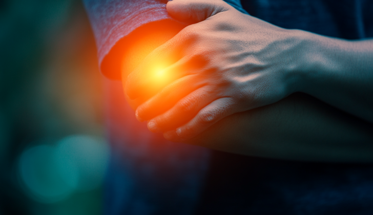 Olecranon bursitis is the inflammation of the bursa located at the tip of the elbow, causing pain and swelling.