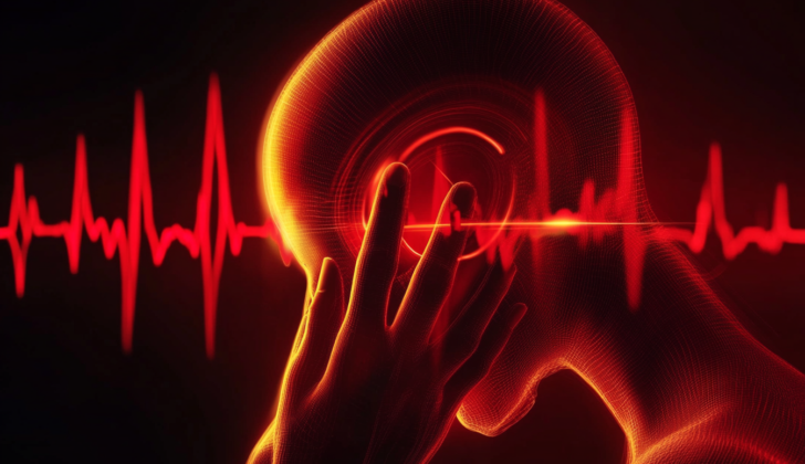 Pulsatile Tinnitus, a condition characterized by hearing a rhythmic sound in the ears that matches the individual's heartbeat.