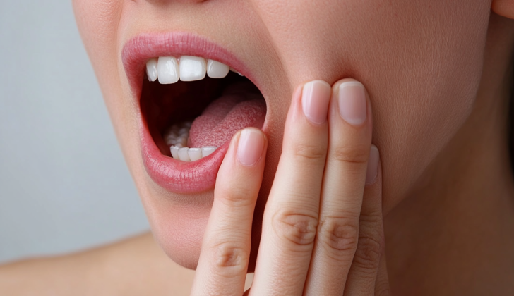 Trismus, a condition characterized by difficulty in opening the mouth fully, often caused by muscle spasms or jaw joint disorders.