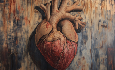 Human heart depiction