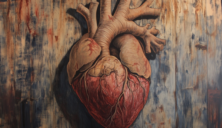Human heart depiction