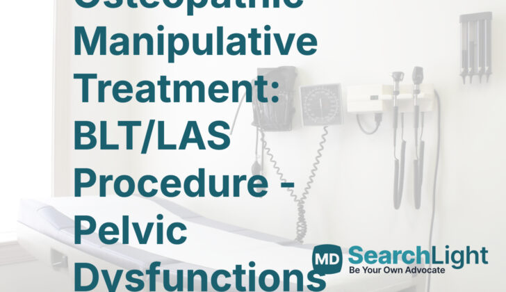 Osteopathic Manipulative Treatment: BLT/LAS Procedure - Pelvic Dysfunctions
