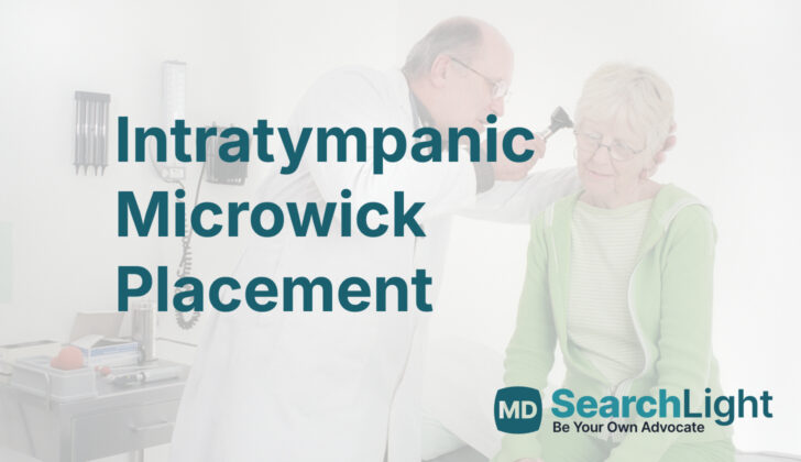 Intratympanic Microwick Placement