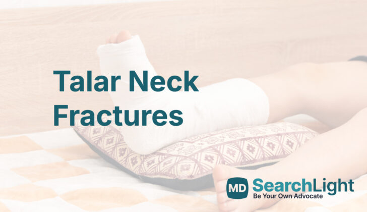 Talar Neck Fractures