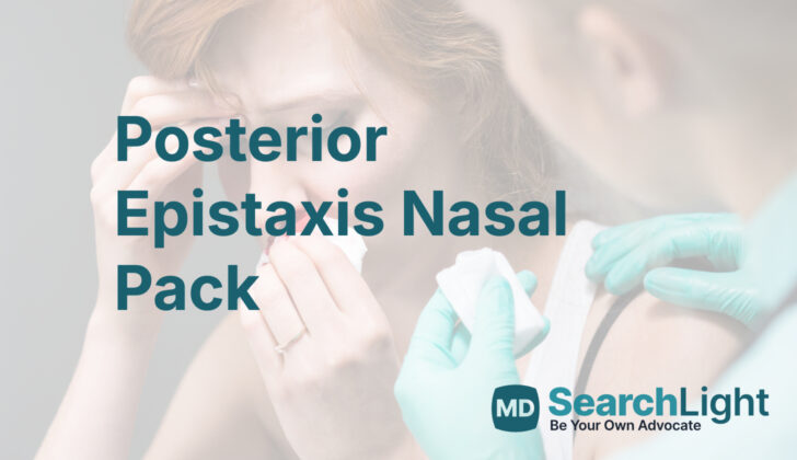 Posterior Epistaxis Nasal Pack