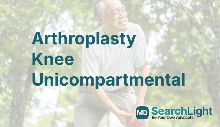 Arthroplasty Knee Unicompartmental