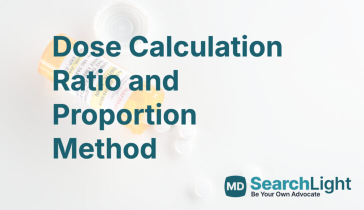 Dose Calculation Ratio and Proportion Method