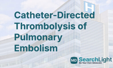 Catheter-Directed Thrombolysis of Pulmonary Embolism