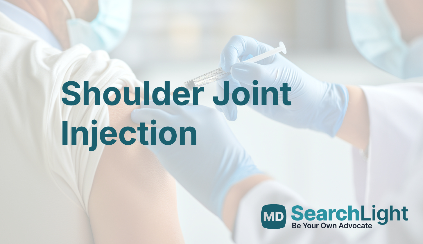 Shoulder Joint Injection (Shoulder Joint) - MD Searchlight