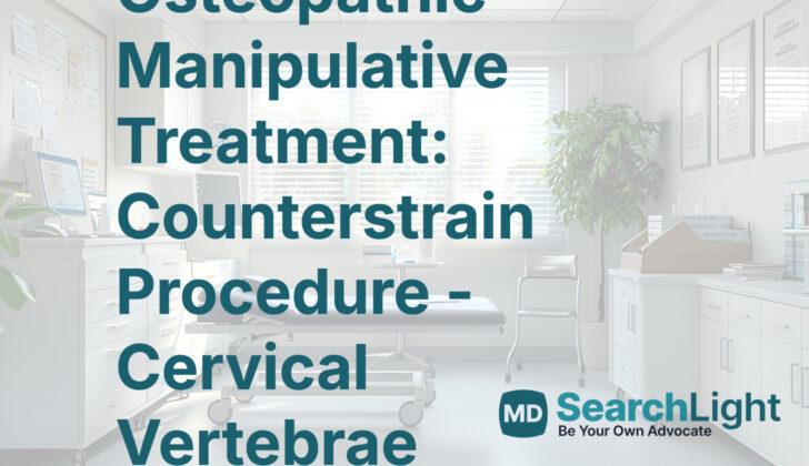 Osteopathic Manipulative Treatment: Counterstrain Procedure - Cervical Vertebrae