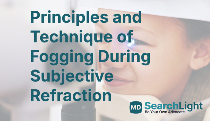 Principles and Technique of Fogging During Subjective Refraction