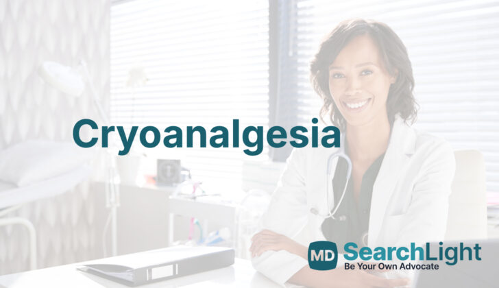 Cryoanalgesia