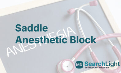 Saddle Anesthetic Block