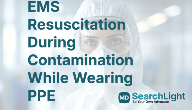 EMS Resuscitation During Contamination While Wearing PPE