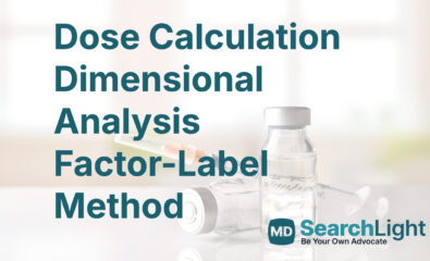 Dose Calculation Dimensional Analysis Factor-Label Method