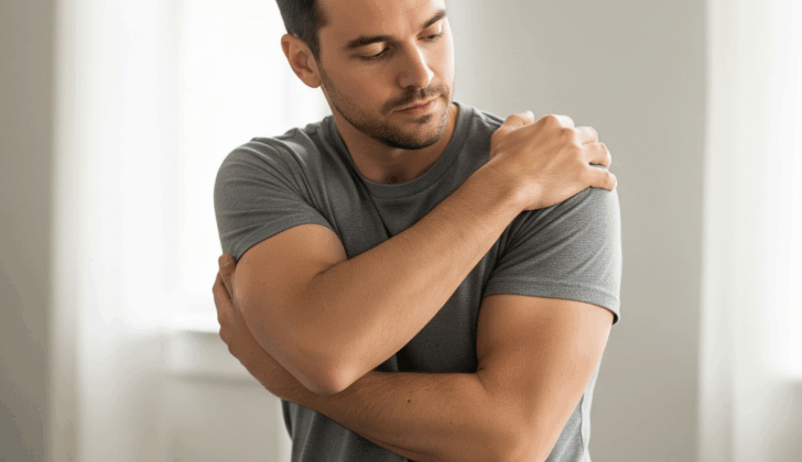 Nestorone/Testosterone gel is applied once a day to the shoulders and arms.