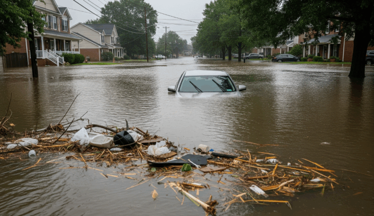 Health risks from flood waters