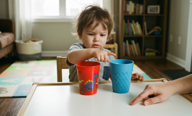 Offering simple choices helps toddlers practice flexibility thinking while feeling in control.