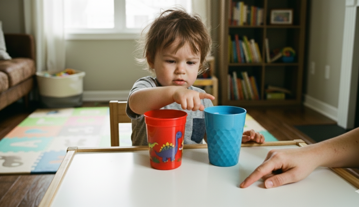 Offering simple choices helps toddlers practice flexibility thinking while feeling in control.