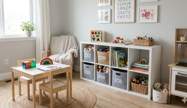 Toy rotation keeps play fresh and engaging without buying more toys.