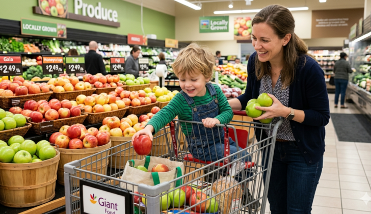 Everyday errands like grocery shopping create natural opportunities for language learning.