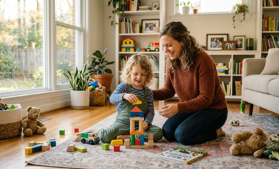 "First, then" language helps children understand expectations and transition more successfully between activities.