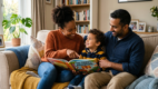 A Parent Reading to a Bilingual Child