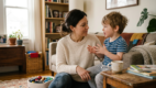 Conversation skills develop through everyday back-and-forth interactions with supportive adults.